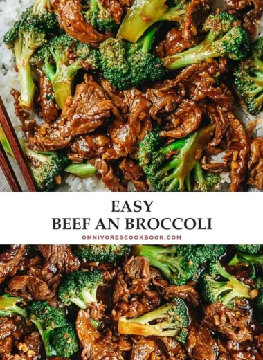 Delicious Beef and Broccoli stir-fry on a plate garnished with sesame seeds.