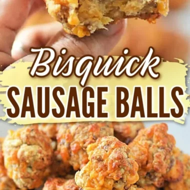 Delicious Bisquick sausage balls recipe for a savory snack.