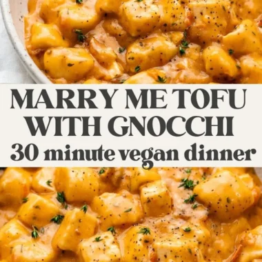 Delicious Marry Me Tofu dish showcasing the versatility of tofu, perfect for meals.