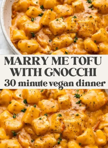 Delicious Marry Me Tofu dish showcasing the versatility of tofu, perfect for meals.