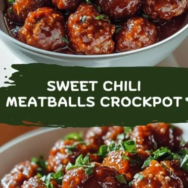 Delicious sweet chili meatballs served on a plate with sauce