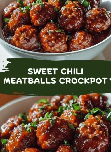 Delicious sweet chili meatballs served on a plate with sauce