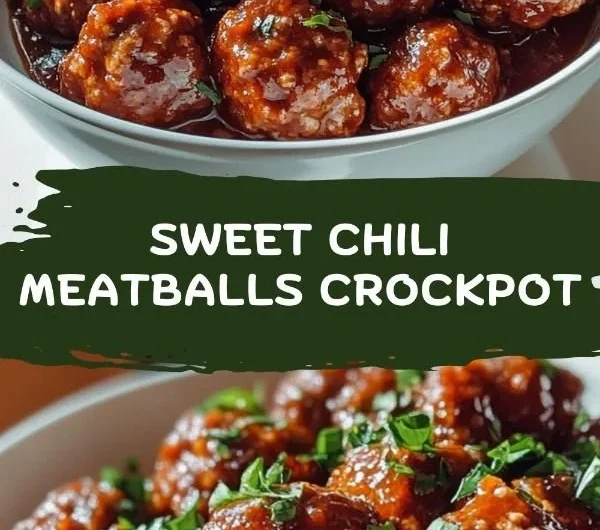 Delicious sweet chili meatballs served on a plate with sauce