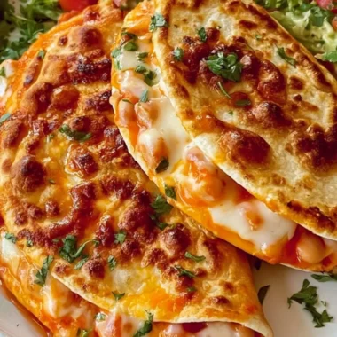 Cozy Buffalo White Bean Tacos topped with fresh ingredients and spicy sauce.