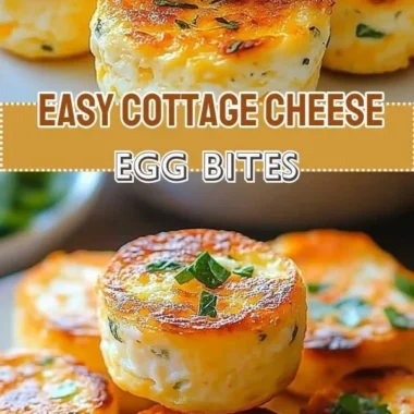 Delicious cozy cottage cheese egg bites served on a plate