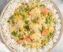 High Protein Crustless Chicken Pot Pie