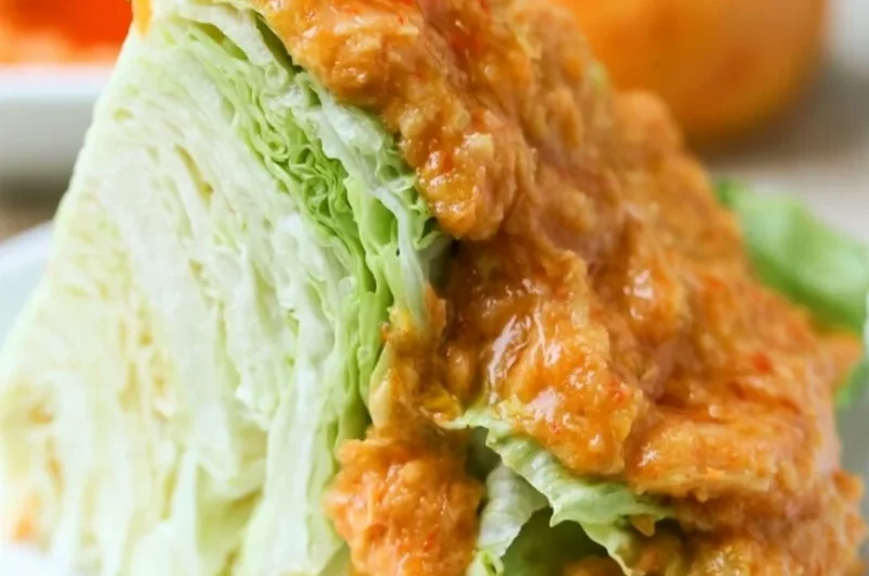 Japanese carrot ginger dressing in a glass jar with fresh ingredients