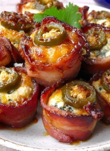 Delicious Pig Shots with sausage, cheese, and jalapeños on a grill.