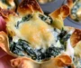 Spinach and Artichoke Wonton Cups