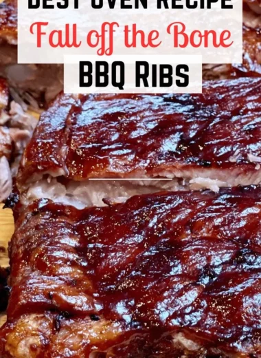 Delicious St. Louis Ribs grilled to perfection with barbecue sauce