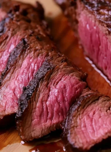 Delicious steak marinated to perfection with flavorful marinade recipe.
