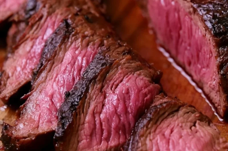 Delicious steak marinated to perfection with flavorful marinade recipe.