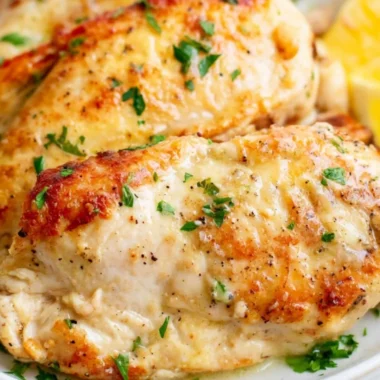Air fryer juicy chicken breasts cooked to perfection for a delicious meal