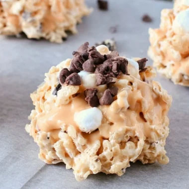 No-bake Avalanche Cookies topped with chocolate and marshmallows