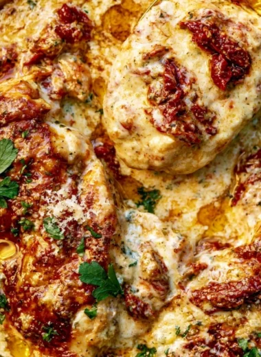 Delicious Crock Pot Marry Me Chicken served with creamy sauce and fresh herbs.